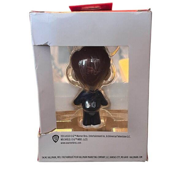 Hallmark Ornaments Ted Lasso Christmas Tree Ornament NIB Box Damage - Picture 2 of 7